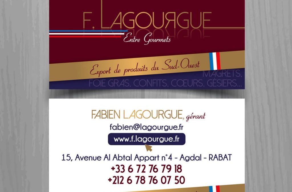 Carte et affiche F. Lagourgue