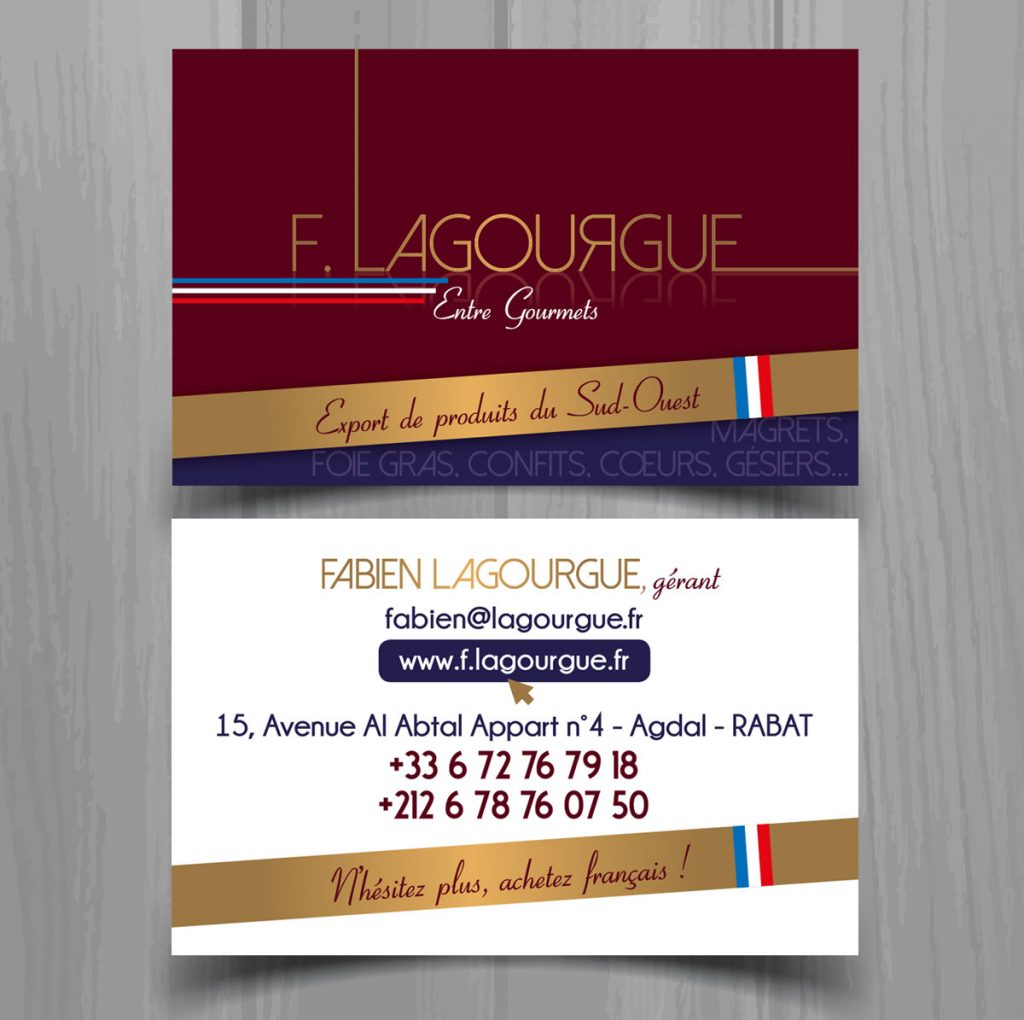 Carte et affiche F. Lagourgue